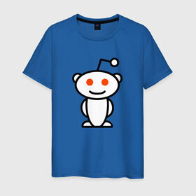 Мужская футболка хлопок с принтом Reddit , 100% хлопок | прямой крой, круглый вырез горловины, длина до линии бедер, слегка спущенное плечо. | шелдон