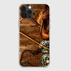 Чехол для iPhone 12 Pro Max с принтом Рыбацкий стол , Силикон |  | Тематика изображения на принте: грузило | карась | лодка | окунь | природа | река | рыбак | рыболов | снасти | туризм | щука