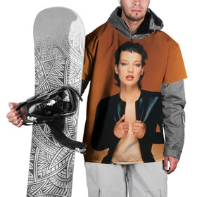 Накидка на куртку 3D с принтом Милла Йовович , 100% полиэстер |  | Тематика изображения на принте: milla jovovich | американская актриса | милла йовович | модель | модельер | музыкант