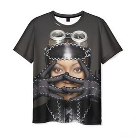 Мужская футболка 3D с принтом Наоми Кэмпбелл , 100% полиэфир | прямой крой, круглый вырез горловины, длина до линии бедер | naomi campbell | актриса | британская | наоми кэмпбелл | певица афроямайское | происхождение | супермодель