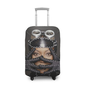 Чехол для чемодана 3D с принтом Наоми Кэмпбелл , 86% полиэфир, 14% спандекс | двустороннее нанесение принта, прорези для ручек и колес | naomi campbell | актриса | британская | наоми кэмпбелл | певица афроямайское | происхождение | супермодель