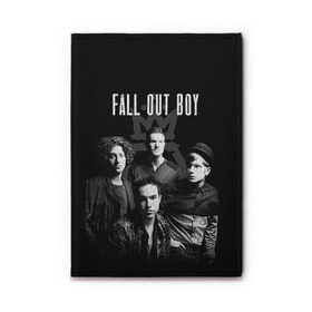 Обложка для автодокументов с принтом Группа Fall out boy , натуральная кожа |  размер 19,9*13 см; внутри 4 больших “конверта” для документов и один маленький отдел — туда идеально встанут права | Тематика изображения на принте: fall out boy