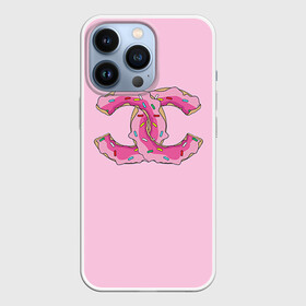 Чехол для iPhone 13 Pro с принтом Модный пончик ,  |  | Тематика изображения на принте: пончик