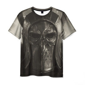 Мужская футболка 3D с принтом The Witcher , 100% полиэфир | прямой крой, круглый вырез горловины, длина до линии бедер | witcher | ведьмак | игра