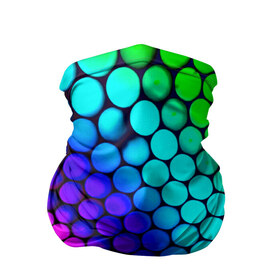 Бандана-труба 3D с принтом Шарики , 100% полиэстер, ткань с особыми свойствами — Activecool | плотность 150‒180 г/м2; хорошо тянется, но сохраняет форму | круги | цветные | шарики