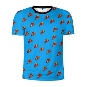 Мужская футболка 3D спортивная с принтом Some Pizza , 100% полиэстер с улучшенными характеристиками | приталенный силуэт, круглая горловина, широкие плечи, сужается к линии бедра | Тематика изображения на принте: food | pizza | еда | пицца | фуд