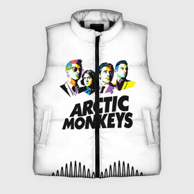 Мужской жилет утепленный 3D с принтом Arctic Monkeys 2 ,  |  | am | arctic | arctic monkeys | monkeys | rock | алекс тёрнер | амы | арктические мартышки | джейми кук | мартышки | мэтт хелдерс. ам | ник омэлли | ник о’мэлли | рок