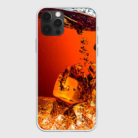 Чехол для iPhone 12 Pro Max с принтом Кола 1 , Силикон |  | Тематика изображения на принте: cocacola | cola | pepsi | кола | лёд | напиток | пепси | пузыри