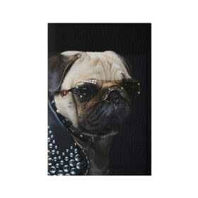 Обложка для паспорта матовая кожа с принтом Бульдог в очках , натуральная матовая кожа | размер 19,3 х 13,7 см; прозрачные пластиковые крепления | бульдог в очках | домашнее | животное | клепки | кожа | металлист | очки | пес | прикол | рокер | собака | умный | ученый | французский