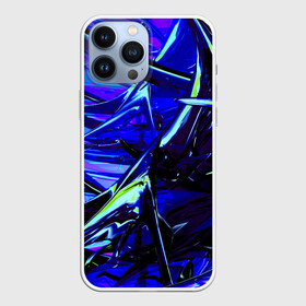 Чехол для iPhone 13 Pro Max с принтом Острые шипы ,  |  | Тематика изображения на принте: колючки | металл | прикольные | синие | текстуры | шипы