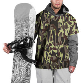 Накидка на куртку 3D с принтом Камуфляжная форма , 100% полиэстер |  | camo | армия | камо
