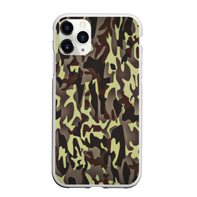 Чехол для iPhone 11 Pro матовый с принтом Камуфляжная форма , Силикон |  | camo | армия | камо