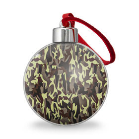 Ёлочный шар с принтом Камуфляжная форма , Пластик | Диаметр: 77 мм | camo | армия | камо