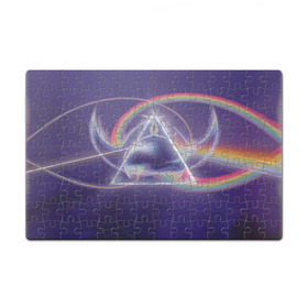 Пазл магнитный 126 элементов с принтом Pink Floyd , полимерный материал с магнитным слоем | 126 деталей, размер изделия —  180*270 мм | pink floyd