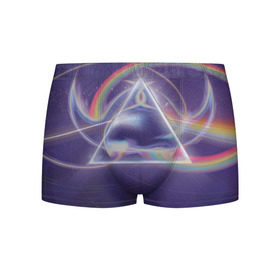 Мужские трусы 3D с принтом Pink Floyd , 50% хлопок, 50% полиэстер | классическая посадка, на поясе мягкая тканевая резинка | Тематика изображения на принте: pink floyd