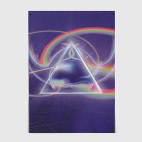 Постер с принтом Pink Floyd , 100% бумага
 | бумага, плотность 150 мг. Матовая, но за счет высокого коэффициента гладкости имеет небольшой блеск и дает на свету блики, но в отличии от глянцевой бумаги не покрыта лаком | pink floyd