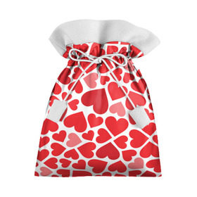 Подарочный 3D мешок с принтом Сердечки , 100% полиэстер | Размер: 29*39 см | девушка | любовь | сердечко | сердце