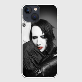 Чехол для iPhone 13 mini с принтом Мэрилин Мэнсон ,  |  | marilyn manson | мэрилин мэнсон