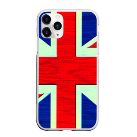 Чехол для iPhone 11 Pro матовый с принтом Англия , Силикон |  | англия | модные | популярные | прикольные | стена | флаг
