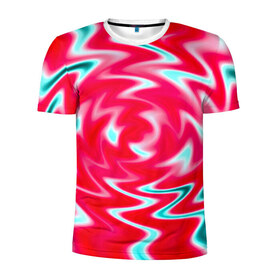 Мужская футболка 3D спортивная с принтом Разводы красок , 100% полиэстер с улучшенными характеристиками | приталенный силуэт, круглая горловина, широкие плечи, сужается к линии бедра | абстракции | разводы | цветные