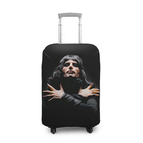 Чехол для чемодана 3D с принтом Фредди Меркьюри , 86% полиэфир, 14% спандекс | двустороннее нанесение принта, прорези для ручек и колес | freddie mercury | queen. | автор песен | британский | вокалист | певец | рок группа | фредди меркьюри