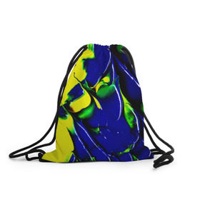 Рюкзак-мешок 3D с принтом Брызги красок , 100% полиэстер | плотность ткани — 200 г/м2, размер — 35 х 45 см; лямки — толстые шнурки, застежка на шнуровке, без карманов и подкладки | мазки | цветные