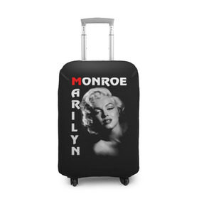 Чехол для чемодана 3D с принтом Мерилин Монро , 86% полиэфир, 14% спандекс | двустороннее нанесение принта, прорези для ручек и колес | marilyn monroe | кинозвезда | мерилин монро