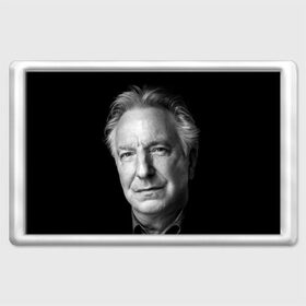 Магнит 45*70 с принтом Alan Rickman , Пластик | Размер: 78*52 мм; Размер печати: 70*45 | alan rickman