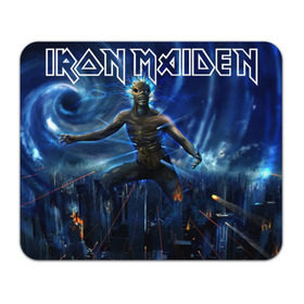 Коврик прямоугольный с принтом Iron Maiden , натуральный каучук | размер 230 х 185 мм; запечатка лицевой стороны | iron maiden | rock | рок | череп