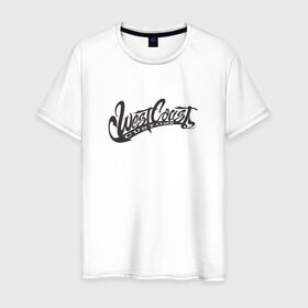 Мужская футболка хлопок с принтом West Coast Customs , 100% хлопок | прямой крой, круглый вырез горловины, длина до линии бедер, слегка спущенное плечо. | 2pac | gangsta | rap | snoop | tupac | вэст | запад | рэп