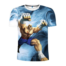 Мужская футболка 3D спортивная с принтом Muay thai 3 , 100% полиэстер с улучшенными характеристиками | приталенный силуэт, круглая горловина, широкие плечи, сужается к линии бедра | muay thai