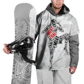 Накидка на куртку 3D с принтом Muay thai 5 , 100% полиэстер |  | Тематика изображения на принте: muay thai