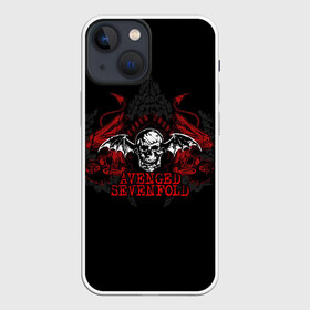 Чехол для iPhone 13 mini с принтом Avenged Sevenfold ,  |  | avenged sevenfold