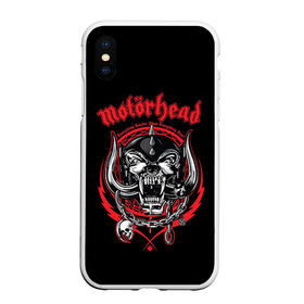 Чехол для iPhone XS Max матовый с принтом Motorhead , Силикон | Область печати: задняя сторона чехла, без боковых панелей | motorhead