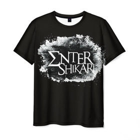 Мужская футболка 3D с принтом Enter Shikari , 100% полиэфир | прямой крой, круглый вырез горловины, длина до линии бедер | enter shikari