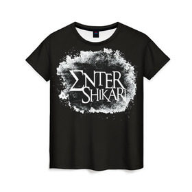 Женская футболка 3D с принтом Enter Shikari , 100% полиэфир ( синтетическое хлопкоподобное полотно) | прямой крой, круглый вырез горловины, длина до линии бедер | enter shikari