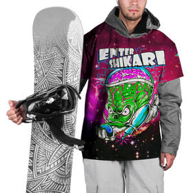 Накидка на куртку 3D с принтом Enter Shikari , 100% полиэстер |  | Тематика изображения на принте: enter shikari