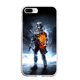 Чехол для iPhone 7Plus/8 Plus матовый с принтом Battlefield , Силикон | Область печати: задняя сторона чехла, без боковых панелей | 3 | battlefield | батла | игра