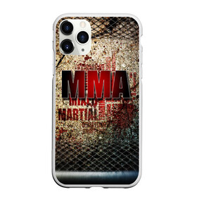 Чехол для iPhone 11 Pro матовый с принтом MMA , Силикон |  | judo | mma | ufc | борьба | единоборства