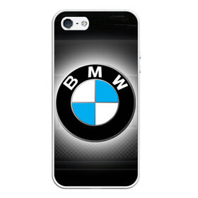 Чехол для iPhone 5/5S матовый с принтом BMW , Силикон | Область печати: задняя сторона чехла, без боковых панелей | bmw | бмв | лого | логотип