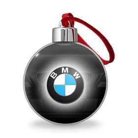 Ёлочный шар с принтом BMW , Пластик | Диаметр: 77 мм | bmw | бмв | лого | логотип