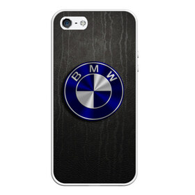 Чехол для iPhone 5/5S матовый с принтом bmw , Силикон | Область печати: задняя сторона чехла, без боковых панелей | bmw | бмв | лого | логотип