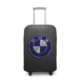 Чехол для чемодана 3D с принтом bmw , 86% полиэфир, 14% спандекс | двустороннее нанесение принта, прорези для ручек и колес | bmw | бмв | лого | логотип