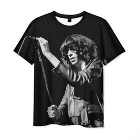 Мужская футболка 3D с принтом Ramones 5 , 100% полиэфир | прямой крой, круглый вырез горловины, длина до линии бедер | joey ramone | punk | джоуи рамон | панк | рамонез | рамонес