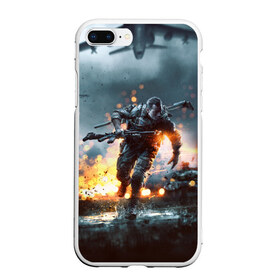 Чехол для iPhone 7Plus/8 Plus матовый с принтом Battlefield , Силикон | Область печати: задняя сторона чехла, без боковых панелей | battlefield | батла | батлфилд | игра