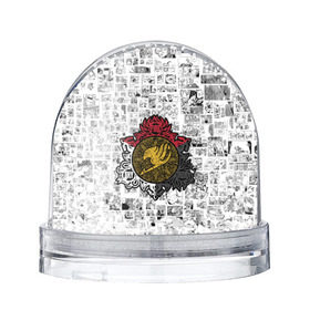 Снежный шар с принтом Fairy Tail - Fire & Sky & Iron , Пластик | Изображение внутри шара печатается на глянцевой фотобумаге с двух сторон | fairy | tail | грей | лого | логотип | люси | нацу | эрза