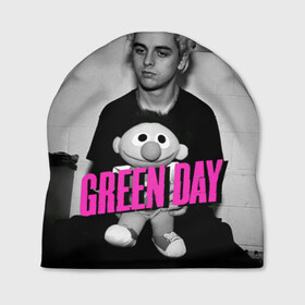 Шапка 3D с принтом Green Day , 100% полиэстер | универсальный размер, печать по всей поверхности изделия | Тематика изображения на принте: green day | грин дей | зеленый день