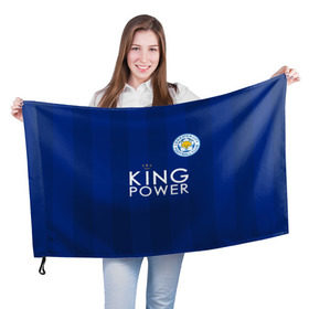 Флаг 3D с принтом Лестер Сити Leicester Vardy 9 , 100% полиэстер | плотность ткани — 95 г/м2, размер — 67 х 109 см. Принт наносится с одной стороны | euro 2016 | leicester | lester | vardy