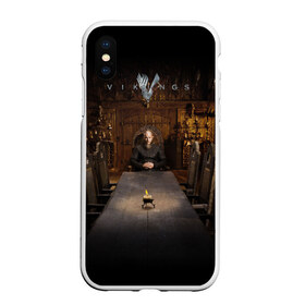 Чехол для iPhone XS Max матовый с принтом Vikings Рагнар Лодброк , Силикон | Область печати: задняя сторона чехла, без боковых панелей | vikings | викинги | рагнар лодброк