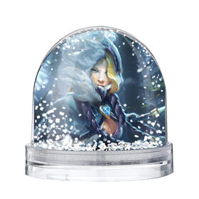 Снежный шар с принтом Crystal Maiden , Пластик | Изображение внутри шара печатается на глянцевой фотобумаге с двух сторон | crystal | dota | dota 2 | maiden | дота | дотан | кристал | кристалка | мейден | раки